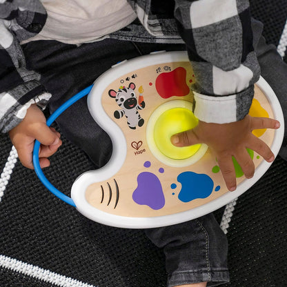HAPE Magic Touch muzikaal schilderspalet in 3 talen 17,5 x 27 cm