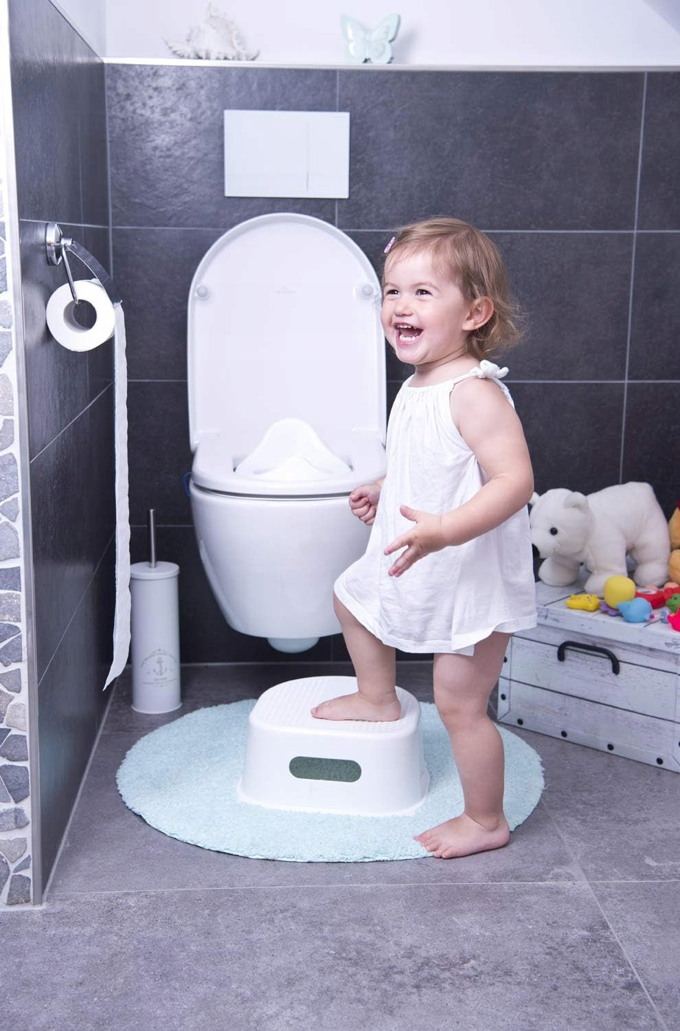 ROTHO Bella Bambina sivá redukcia na toaletu 24 m+