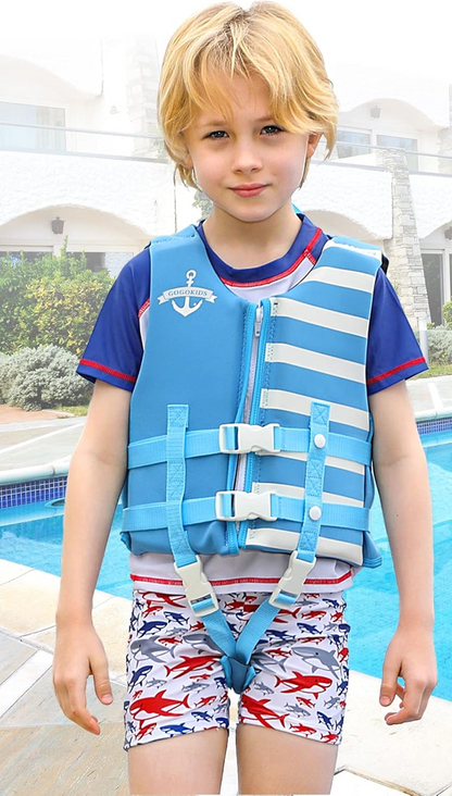 GOGOKIDS gilet de natation en néoprène 4-6 ans 18-25 kg