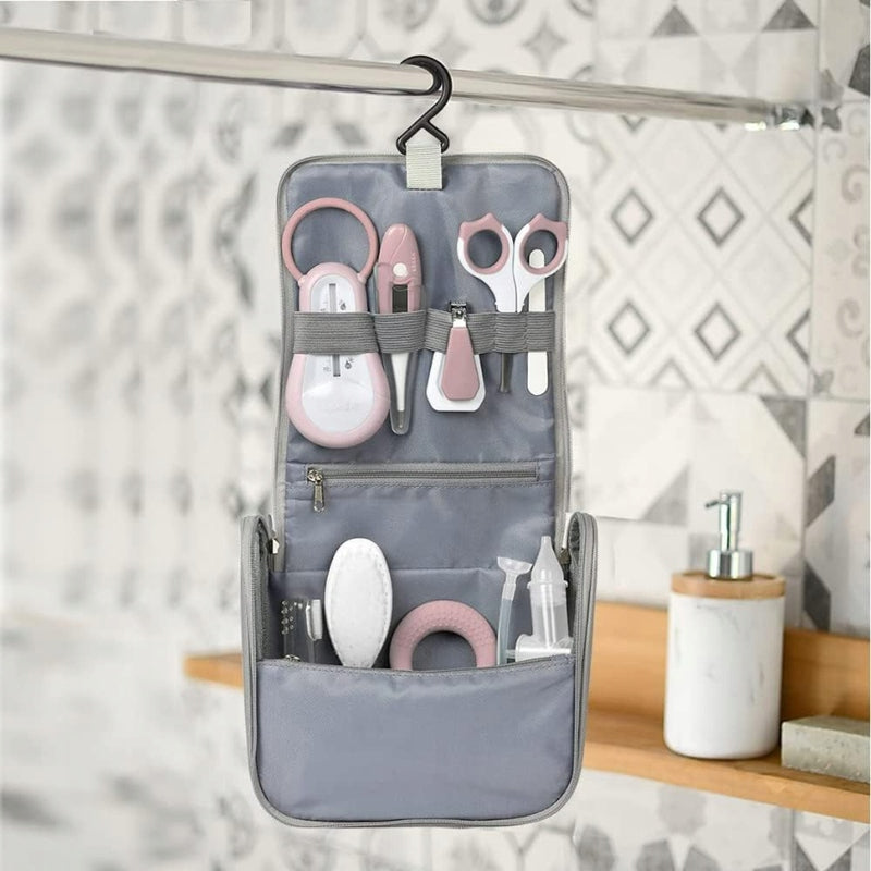 BEABA babyverzorgingsset 9 onderdelen + organizer met handvat