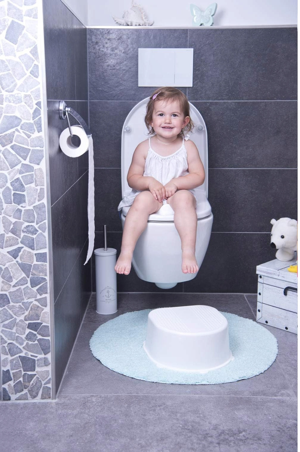 ROTHO Bella Bambina κάθισμα τουαλέτας 24 μ.+ γκρι