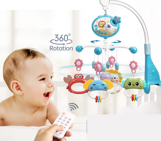 MINI TUDOU carrousel met projector en 150 wielen + afstandsbediening ENGLISH