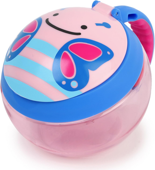 SKIP HOP Zoo Snack Cup uzsonnás doboz PILLANGÓ 222 ml