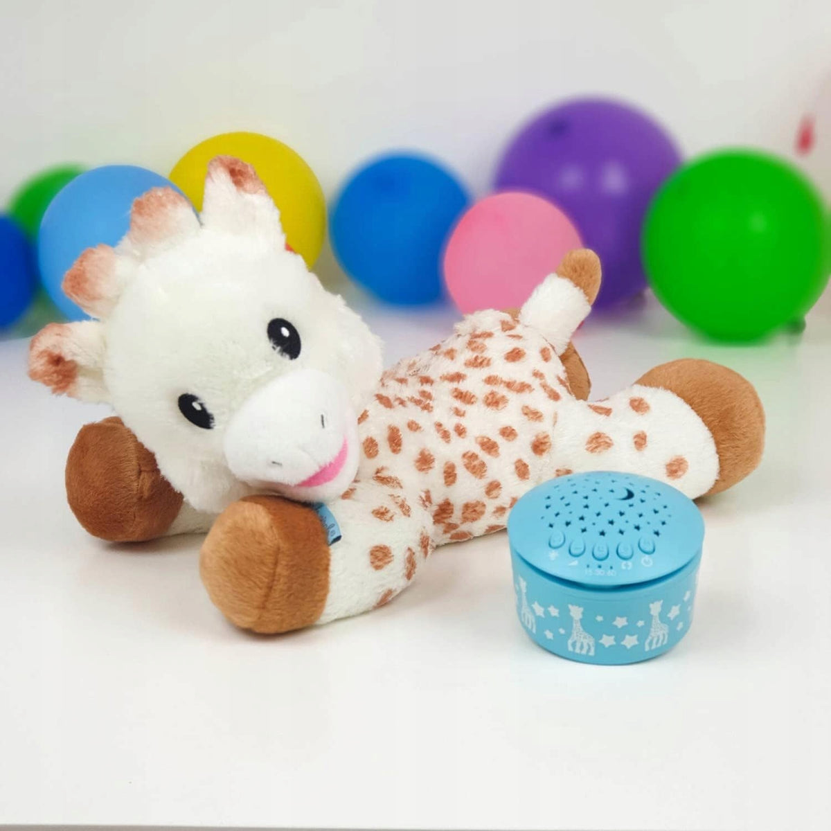 Sophie la Girafe przytulanka projektor kołysanki, miękka zabawka z projektorem i pozytywką dla niemowląt