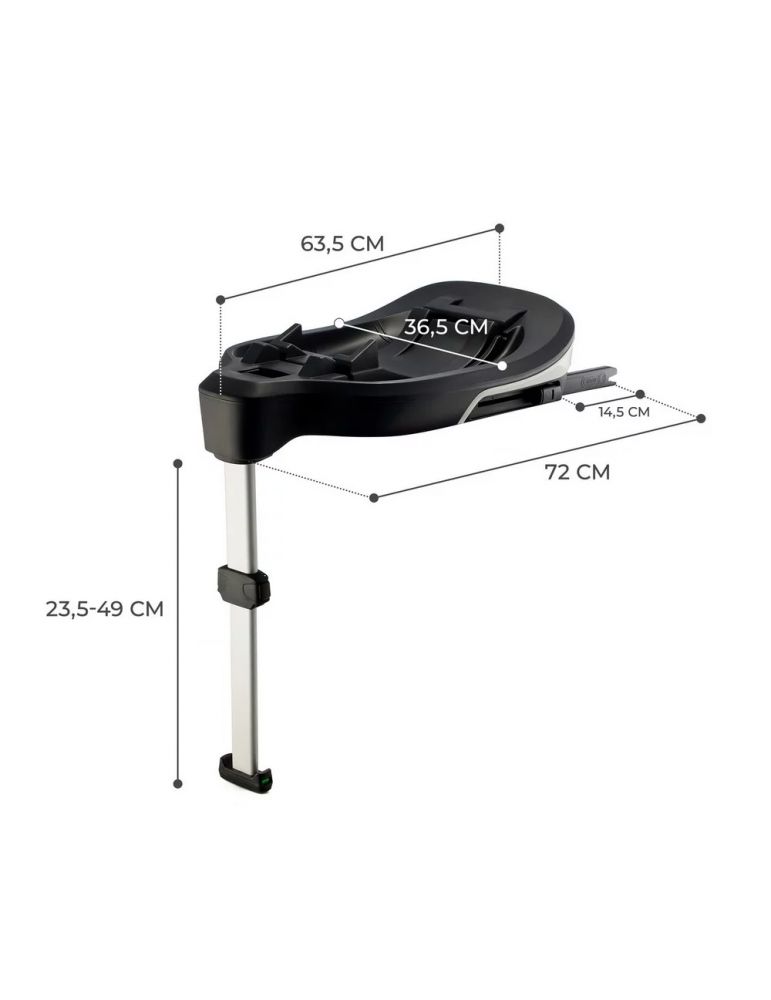 KINDERKRAFT CARE FX ISOFIX-basis voor i-Care i-Size autostoeltjes
