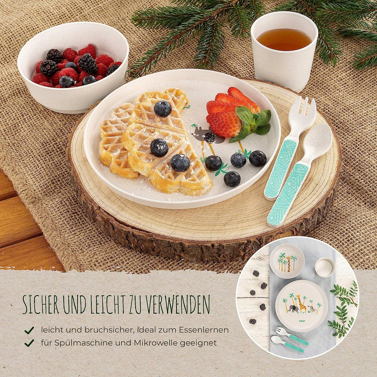 REER conjunto de loiça 4el. SAFARI