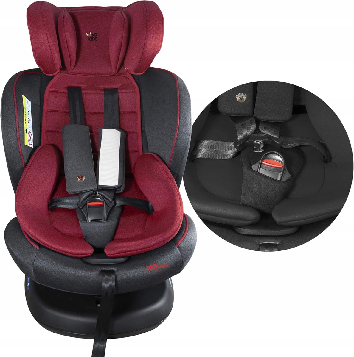 XOMAX S64 autós gyerekülés 360°-ban forgatható gr 0/1/2/3 ISOFIX