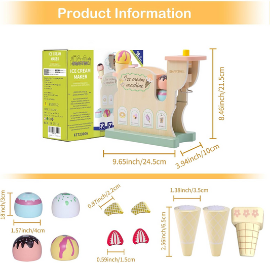 SMARTWO houten ijsmachine set