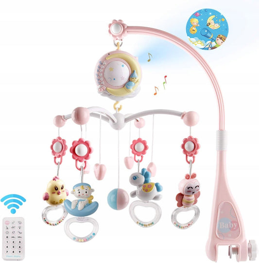 MINI TUDOU carrousel met projector en 150 slaapliedjes + afstandsbediening ENGLISH