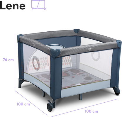 LIONELO FIE reisbedje box 100x100cm TOT 15KG