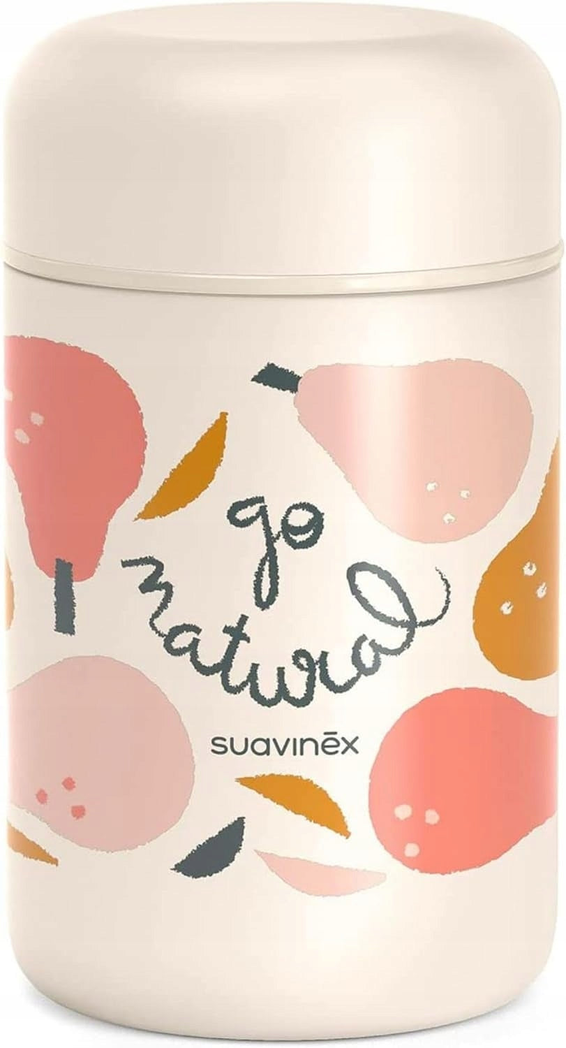 SUAVINEX Go Natural termo para comida de acero inoxidable 400 ml