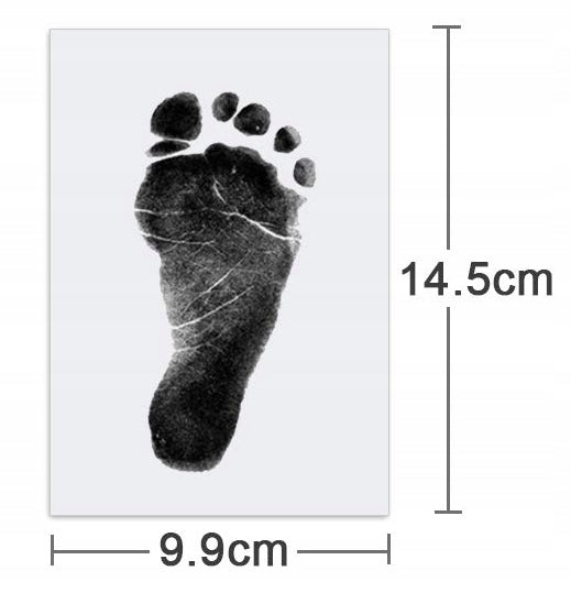 NABANCE BABY ink and 2 sheets for hand and foot prints