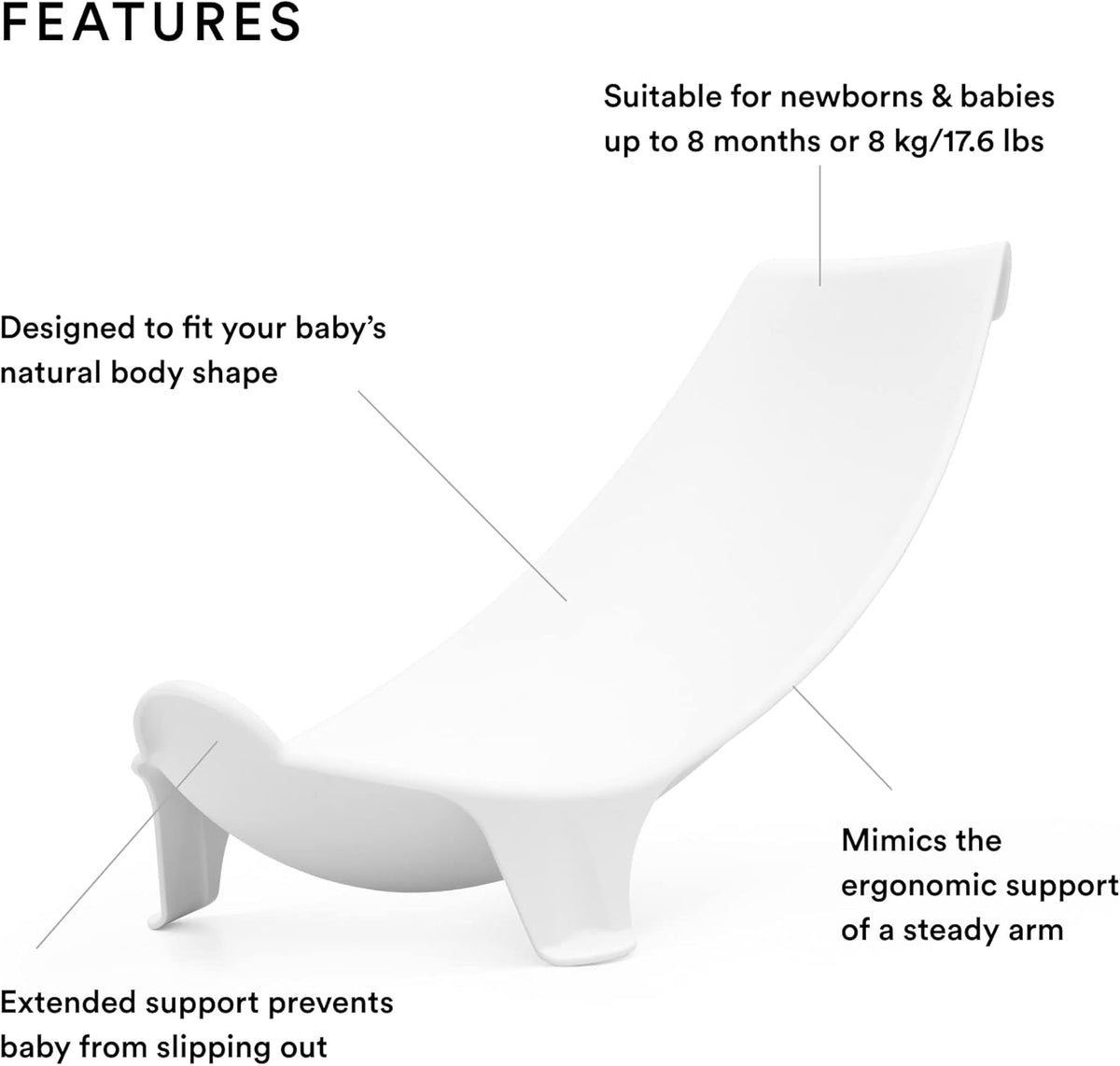 STOKKE FLEXI BATH badinzet voor baby's 0-8 maanden