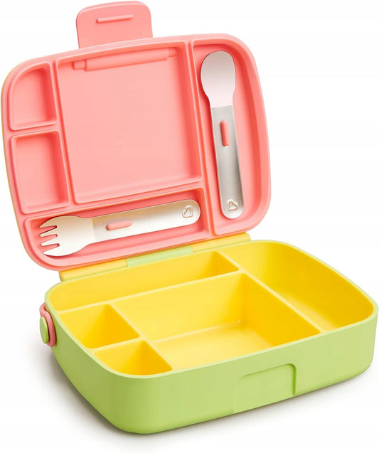 MUNCHKIN Bento Box uzsonnás doboz + evőeszközök, 5 rekesz