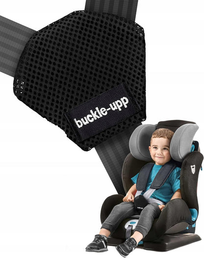 BUCKLE-UPP beveiliging tegen het losmaken van de autostoelriemen