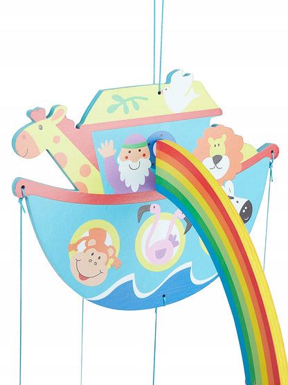 BIECO houten mobiel NOACH'S ARK 15 dieren