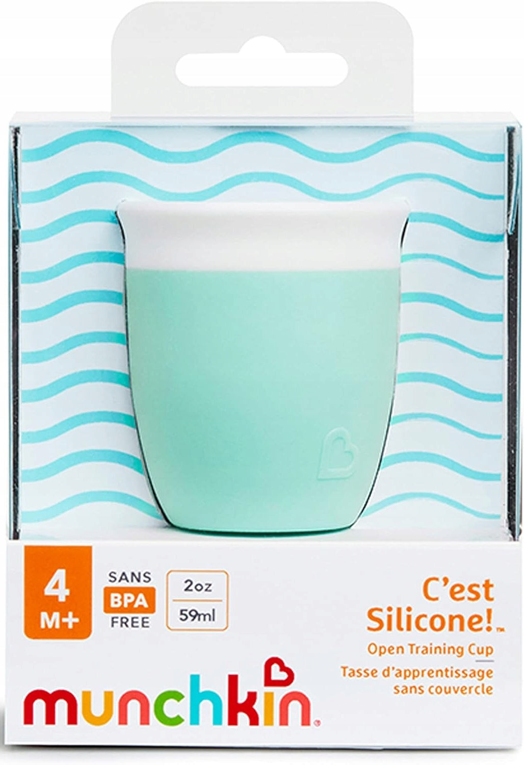 MUNCHKIN C'est Silicone! nyitott 360°-os pohár 4 hónap+ 60 ml