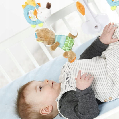 FEHN Śpiący Las KARUZELA do łóżeczka, kolorowa karuzela nad niemowlęciem, 0-5 m, 65 cm