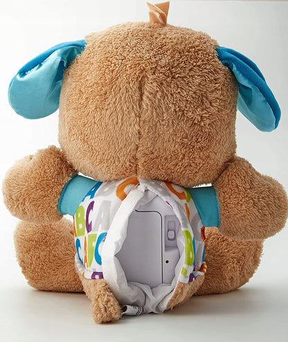 FISHER-PRICE szczeniaczek uczniaczek j. francuski, interaktywna zabawka edukacyjna z dźwiękami i dotykiem