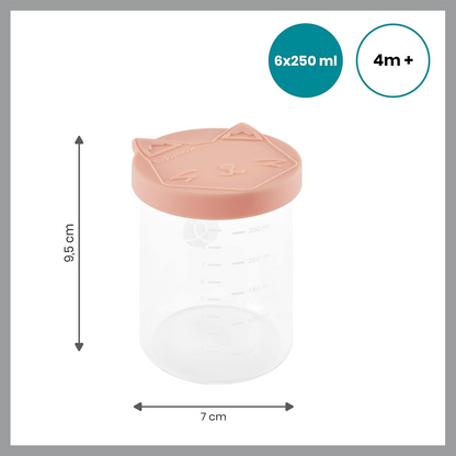 BABYMOOV ISY BOWLS glazen containers 6x250ml