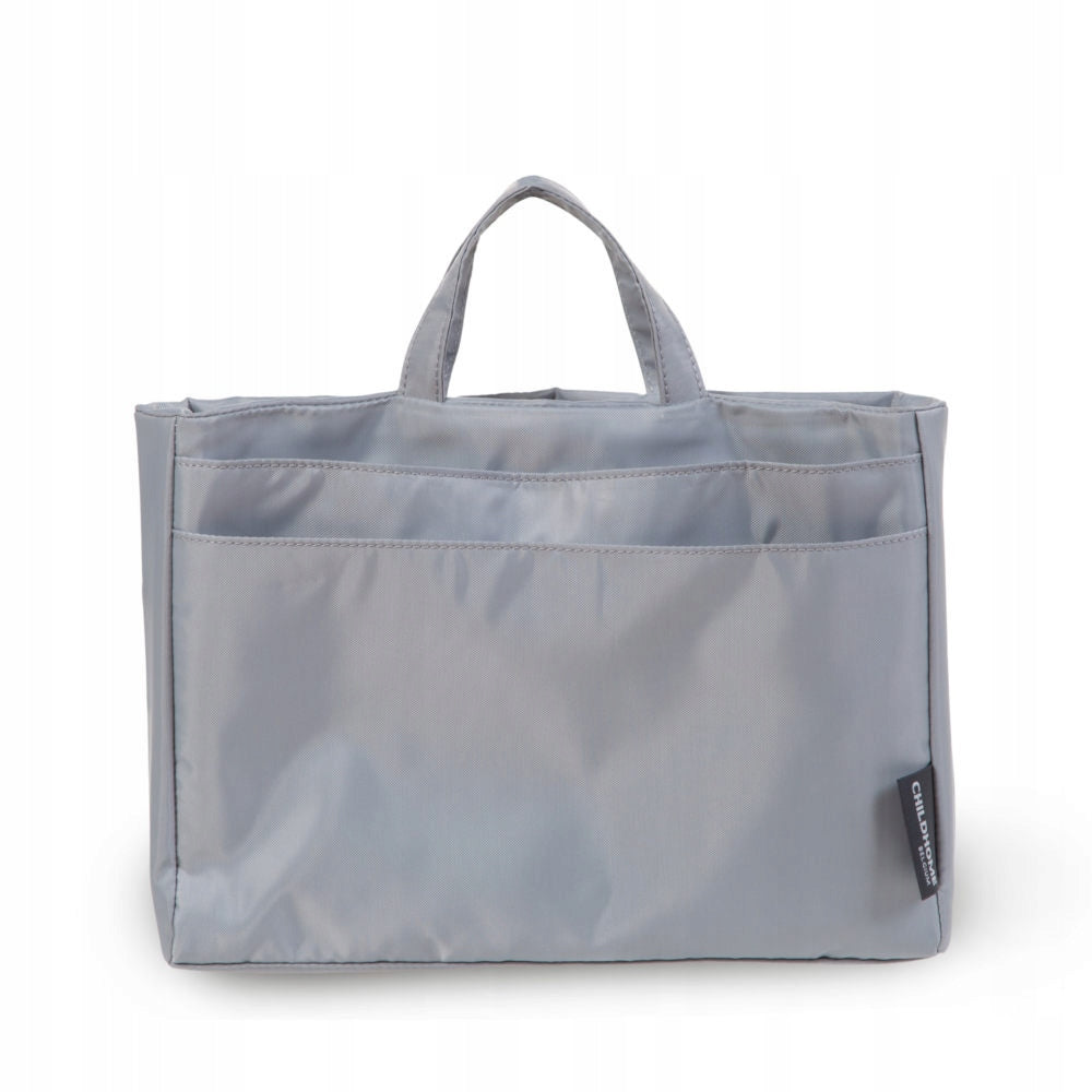 CHILDHOME organizer do torby MOMMY BAG szary z kieszeniami, praktyczny organizer do toreb i walizek