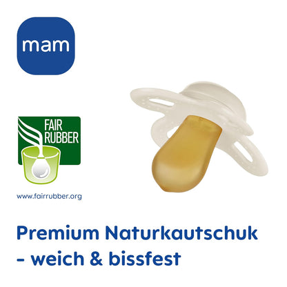 MAM Original Beruhigungssauger aus Latex x2, 6–16 Monate