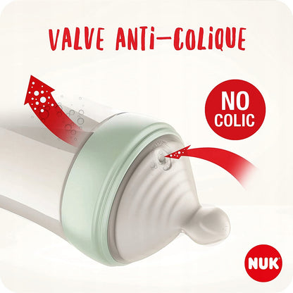 NUK Nature Sense Σετ μπιμπερό 260,150ml + θηλή