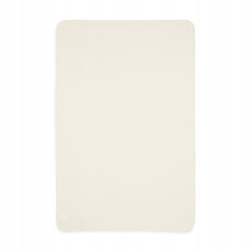 JOLLEIN koc bawełniany IVORY 100x150, delikatny kremowy kocyk 100% bawełna do łóżeczka i spacerów