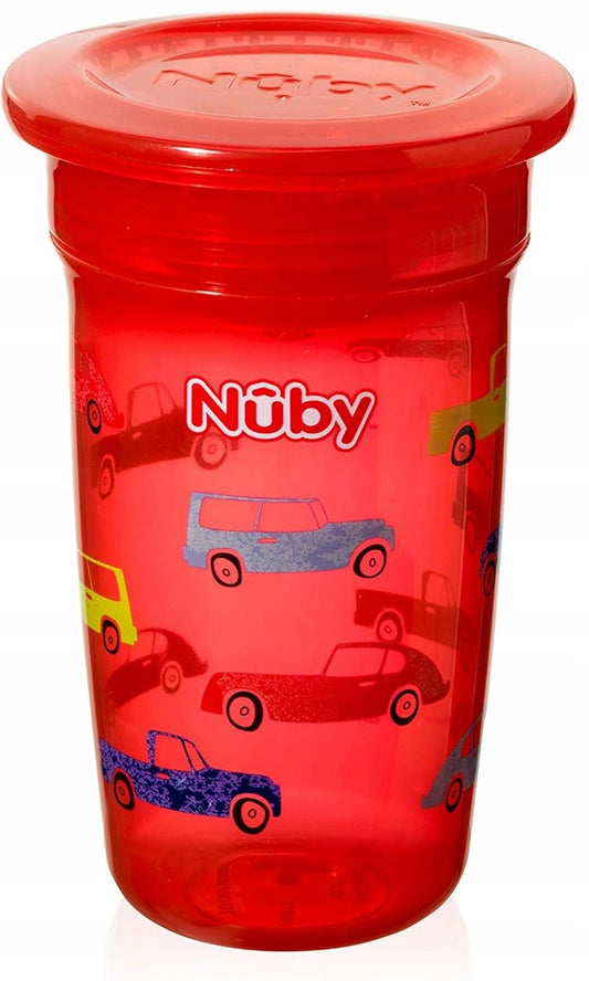 NUBY Sipeez CANĂ ANTISCURGERI 300 ml gură 360 de grade MAȘINI 1 bucată
