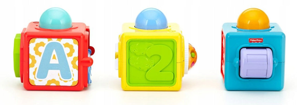 FISHER-PRICE DHW15 interaktív állatos építőkockák 6 hónap+