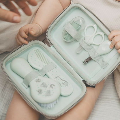 SUAVINEX verzorgingsset voor baby’s, 6-delig + etui, TIJGER