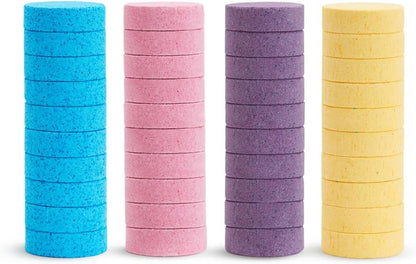 MUNCHKIN Colour Buddies kule do kąpieli kolor + nawilżenie x40, kolorowe tabletki do kąpieli sensorycznej