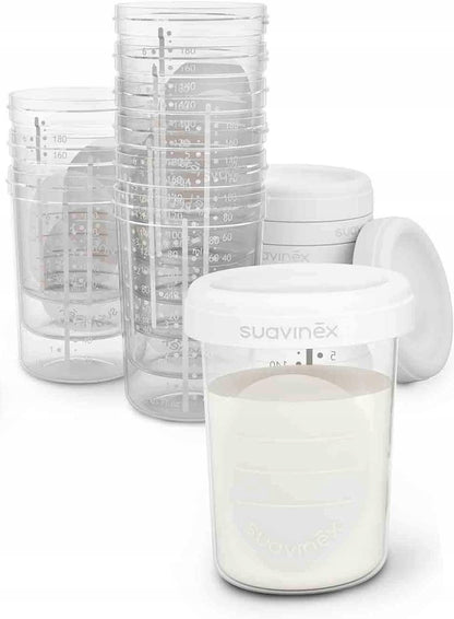 SUAVINEX nádoby na skladování 10 x 200ml