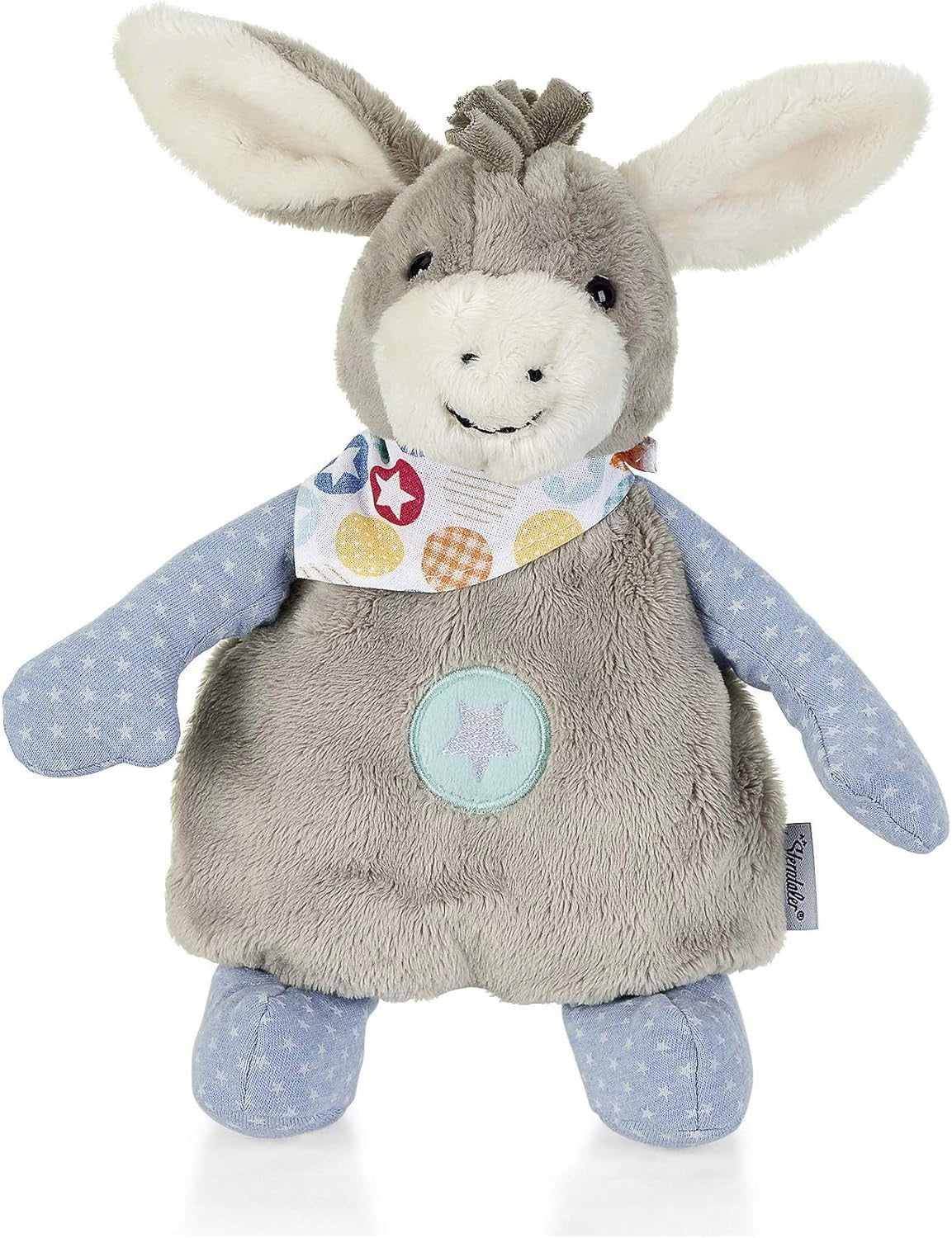 STERNTALER Asinello Emmi peluche con possibilità di trasformarsi in borsa dell’acqua calda 25 cm