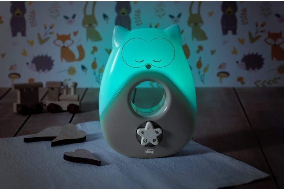 CHICCO Sweet Lights nachtlampje met melodieën en geluiden UIL 13,5 x 18 cm