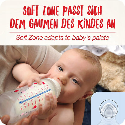 NUK No Colic set de biberones 3x 300 ml 0-6
