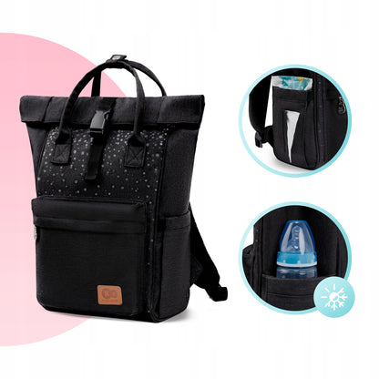 KINDERKRAFT MOONPACK CONFETTI mochila para pañales y accesorios