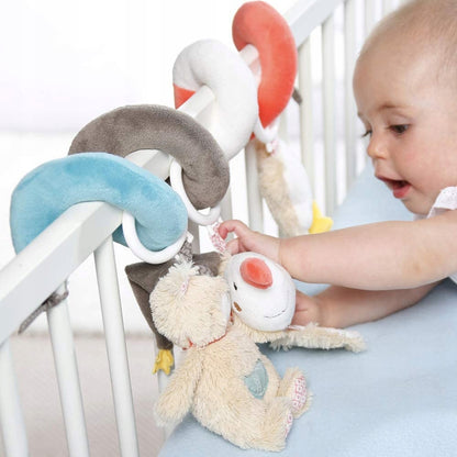 FEHN Bruno Bear toy hanger for stroller, bouncer, or car seat