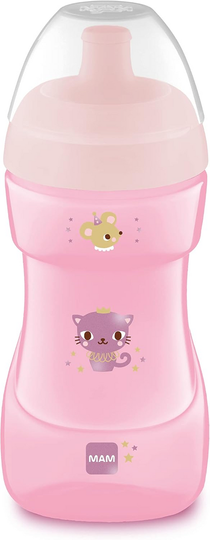 MAM Sports Cup beker met tuit drinkfles 330 ml 12 m+