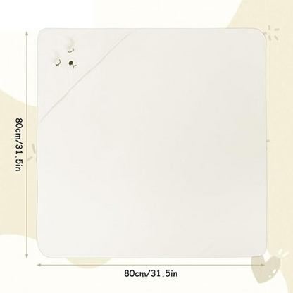 Toalla con capucha 80x80 cm para bebés