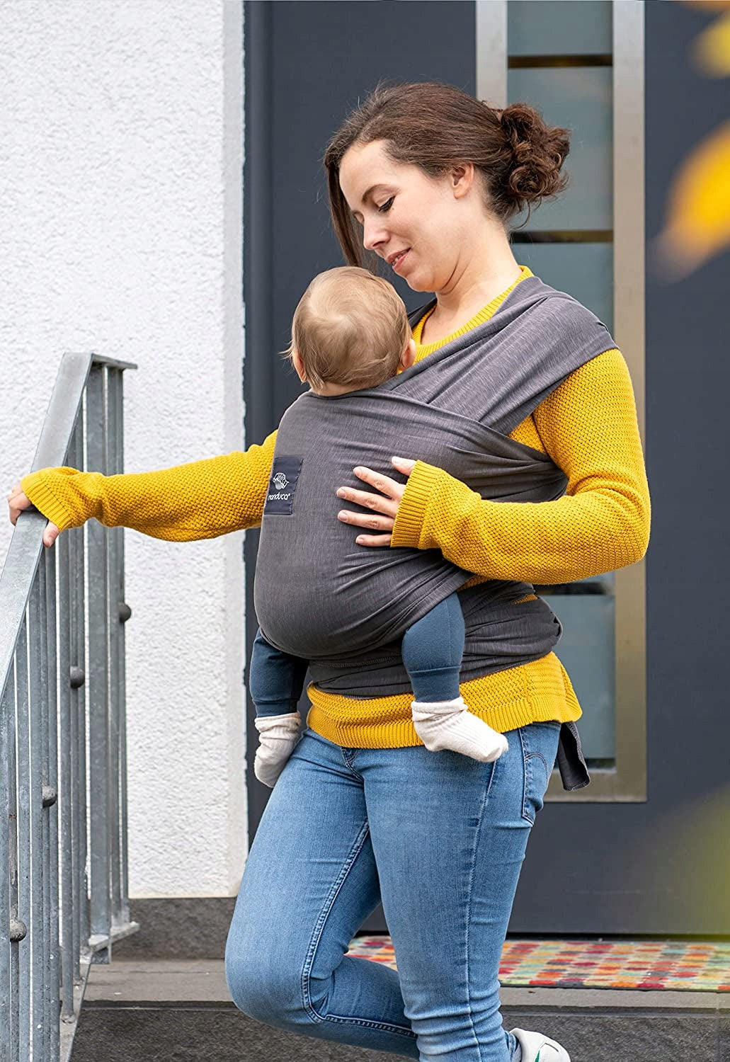 MANDUCA SLING draagdoek voor het dragen van een baby