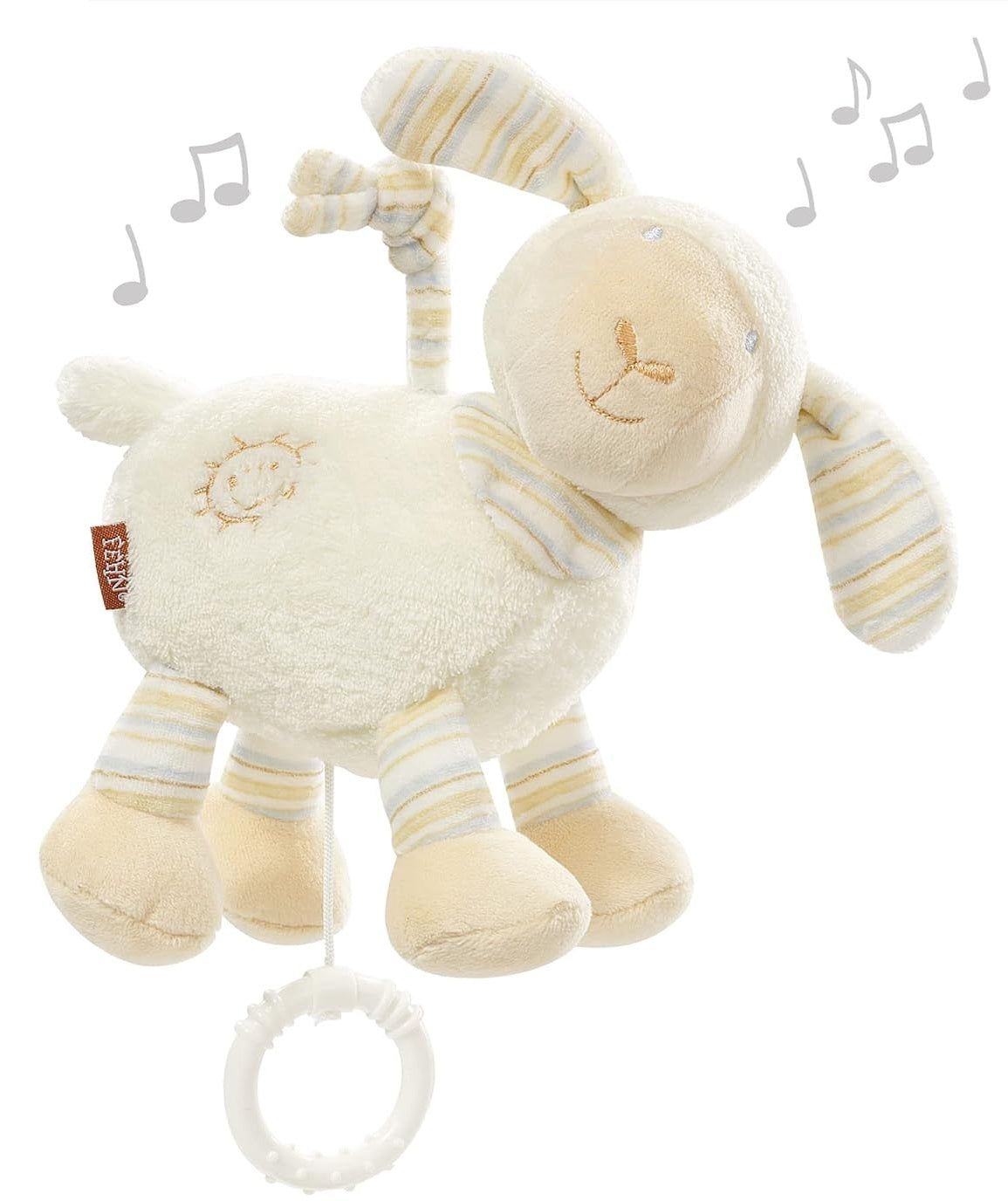 FEHN musical plush hanging toy SHEEP 17 cm Brahms' Lullaby