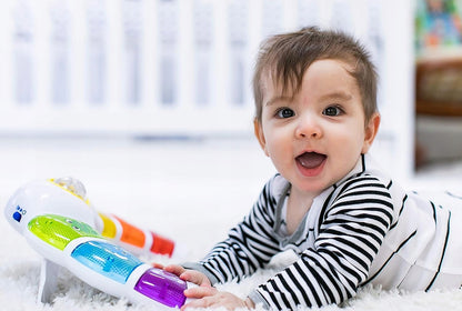BABY EINSTEIN panneau lumineux avec hochet, mélodies et mots en 3 langues