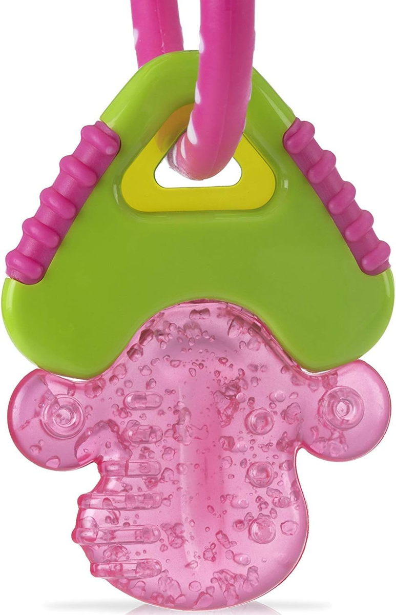 NUBY IcyBite silikonové chladicí kousátko 9 x 14 cm KLÍČE