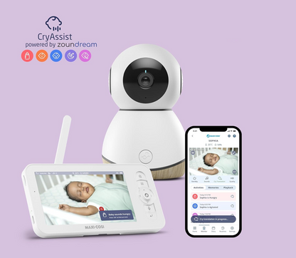 MAXI-COSI See Pro op afstand bestuurbare elektronische nanny 5" Ultra HD + app
