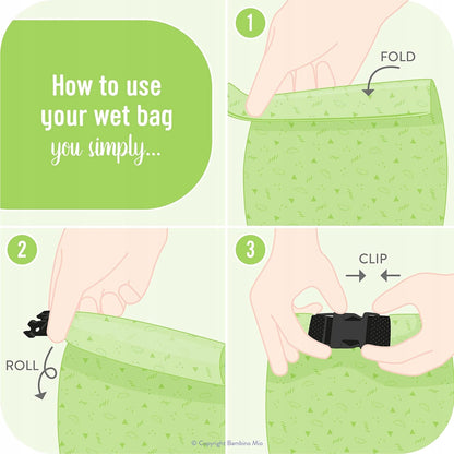 BAMBINO MIO waterproof wet nappy bag