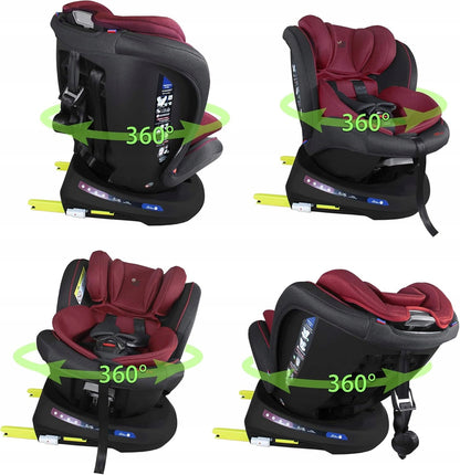XOMAX S64 autós gyerekülés 360°-ban forgatható gr 0/1/2/3 ISOFIX