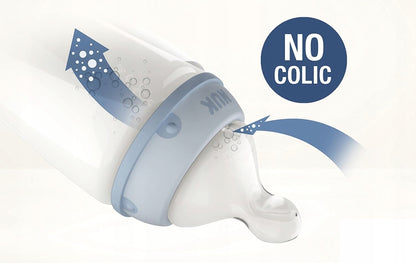 NUK First Choice+ Night Set 3 leuchtende Flaschen 300 ml 6-18 m Sauger M