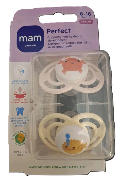 MAM Perfect fopspeen x2 6-16 maanden + doos