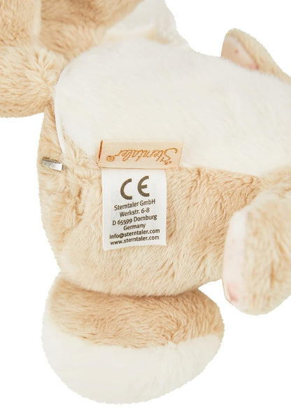 STERNTALER doudou avec boîte à musique La-Le-Lu, lapin HANNI, 22 cm